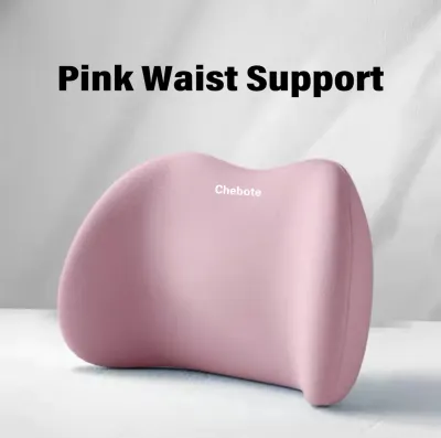 Car Lumbar Support Pillow and Car Neck Pillow kit 100% Memory Foam Ergonomic Design Headrest Lumbar Support for Neck Back Pain Relief Idea for Office Chair or Car Seat Accessorie