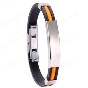 Fashion Mens Stainless Steel Bracelet Detox Slimming Wristlet