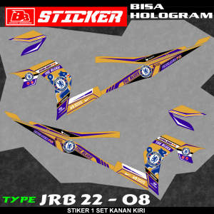 STIKER STRIPING JUPITER Z 115 ROBOT STICKER PREMIUM BISA HOLOGRAM JRB 22