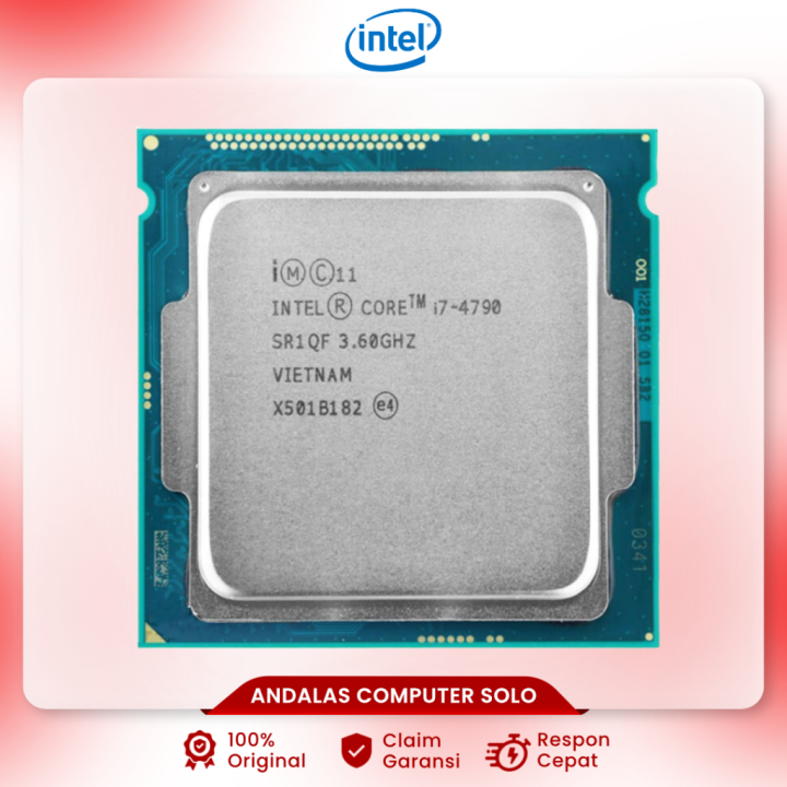 Processor Intel Core i7 4790 3.6Ghz - Cache 8MB TRAY Socket LGA 1150 - Haswell Refresh Series