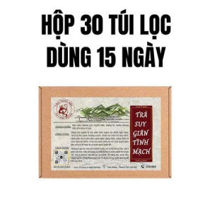 Trà túi lọc thảo dược suy giãn tĩnh mạch cụ Lang Ngoạn giảm đau nhức phù nề và biến chứng nguy hiểm hộp 30 lọc