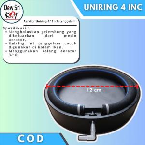 Aerator Uniring 4 Inch  Diffuser Gelembung Udara tenggelam