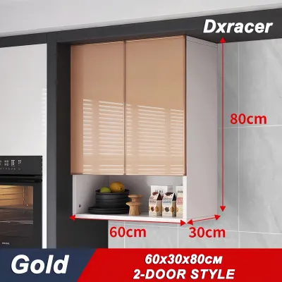 Aluminum Kitchen Cabinet Hanging Cabinet With Waterproof Glass Door Wall Mounted Cabinet For Kitchen Storage