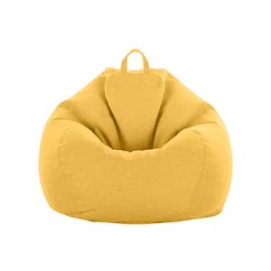 xpkQ Comfortable Bean Bag Chair Sofa Cover Washable Breathable Lazy Sofa Cover Removable Soft Puff Couch Cover Living Room Z4K2H