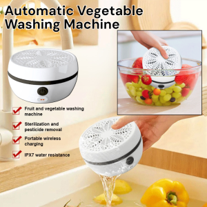 Wireless Fruit And Vegetable Washer Automatic Vegetable Washing Machine Residue Remover