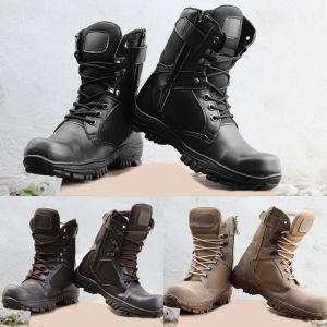 TURUN HARGA SAFETY BOOTS TRACKING RALLEZ TAKTICAL KREM SEPATU UJUNG BESI MURAH