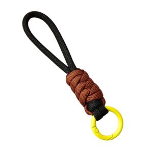 Car Key Chains Unique Braided Lanyard Practical Lanyard Keychain Wrist Lanyard Polyester Fabric Material for Phone Case