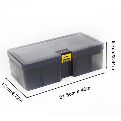 Double-Layer Lure Box Upper And Lower Double-Layer Pp Material Fishing Accessories Bait Storage Plastic Box Cross-Border Fishing Gear Box