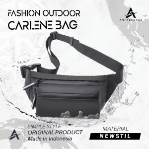 Tas Selempang Pria Waterproof Antarestar Waistbag Anti Air Tas Slempang Pria Wanita Keren Trendy Antarestar