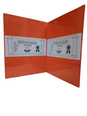Cerificate Holder DOUBLE A4 size