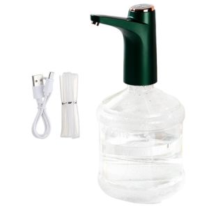 COOLCELLS Low Noise Electric Drinking Qater Faster Pumping Button Control Automatic Water Dispenser Kitchen Drinkware Accessory USB Rechargeable Water Jug Pump Travel