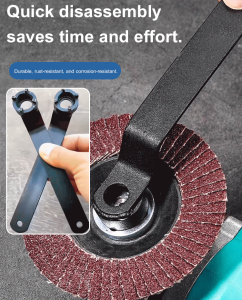 Cutting machine wrench four-claw wrench thickened four-claw angle grinder wrench repair tool grinder adjustment plate saw blade