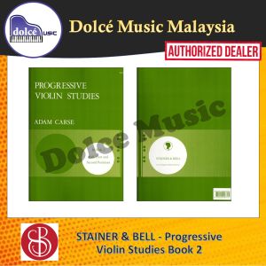 Stainer & Bell - Progressive Violin Studies By Adam Carse - Book 1-4