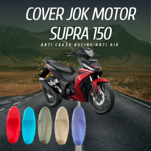 cover jok motor honda supra 150 anti air dan cakar kucing