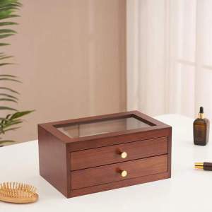 Luxury Jewelry Storage Box with Lock – Large Capacity Antique Chinese Style Organizer for Women