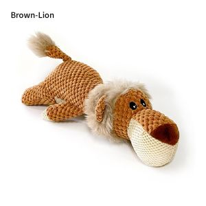 Cute Pet Interactive Toys Dog Chew Squeaky Toys Resistant bit Animal Plush Toys For Dogs Pet Needs