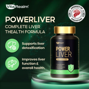 VitaRealm Liver Detox Supplement | Milk Thistle Supplement | Supports Liver Detox & Liver Health | Antioxidant Protection | Helps Maintain Healthy Liver Function | Daily Liver Care for Adults | Easy-to-Swallow Softgels | 60 Softgels
