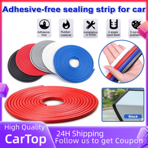 5M Car Door Edge Scratch Protector Sealing Guard Rubber Strip Car Door Anti Scratch Trim Automobile Door Stickers