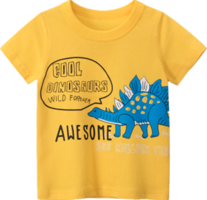 Orangemom เสื้อผ้าเด็กทารกผู้ชายเสื้อยืดมี16ลายไดโนเสาร์ผ้าฝ้าย100% เสื้อแขนสั้นสำหรับเด็กเสื้อผ้าฤดูร้อน