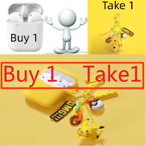 [buy 1 take 1]bluetooth eaephone for andriod Huawei Xiaomi oppo vivo iphone i12 i7s bluetooth speaker with microphone Free delivery smart cover airpods cartoon case