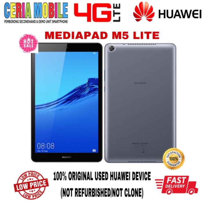 USED] HUAWEI MEDIAPAD M5 LITE [8.0 INCH] [4GB RAM + 64GB ROM] [95