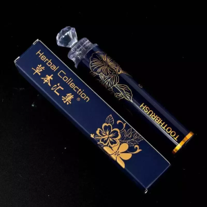 【MY Girl】Luxury Lipstick Style Soft Bristle Folding Toothbrush Portable Travel Toothbrush Gift Box