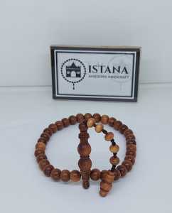 tasbih 33 butir kayu stigi size 8 mm