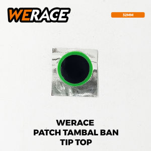 WERACE Karet Tambal Ban Dalam Tip Top Bulat Cold Tyre Tire Repair Rubber Round Patch 32mm 42mm 50mm Sepeda Motor Harga Per Pcs