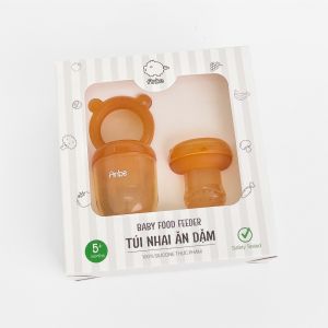 Túi Núm Nhai Hoa Quả Silicon Cho Bé Tập Ăn Dặm Chống Hóc Kiểm Định An Toàn ANBE Việt Nam