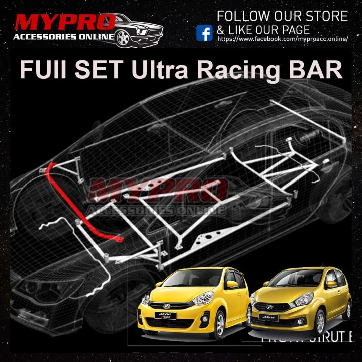 Perodua Myvi Lagi Best Icon 2012-2017 Ultra Racing 100% Original (FUII ...