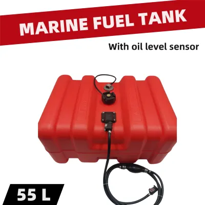 55L Marine Yacht Engine Boat Outboard Fuel Tank (With Oil Level Sensor) For Yamaha Hangkai