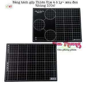 [HCM]Bảng gỗ học sinh tách gộp4 ô- 5 ô Chân trời sáng tạo khổ 22x30cm xanh/đen