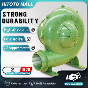 Electric Industrial Air Blower 150W/250W/350W High Power Electric Industrial Air Blower 2"/2.5"/3" Industrial Portable Air Blower For Blacksmith Forge Blower Barbecue Air Blower Fan