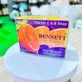 สบู่เบนเนท สบู่วิตามิน อี  สูตรเพิ่มวิตามินซี  สีส้ม BENNETT เบนเนท 130 g.. 