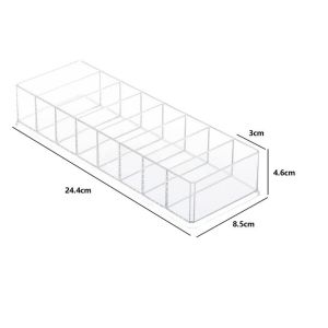 AMK Quality Acrylic Clear Headset Charger Cable Management Organizer Box Transparent Case Kotak Simpan Kabel少整理盒