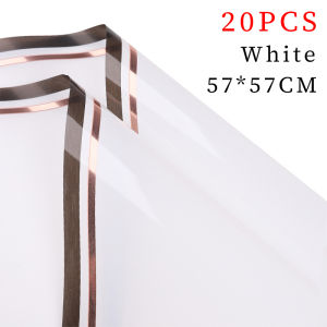 [20 PCS] 57*57 cm double-layer floral wrapping paper waterproof gift wrapping paper