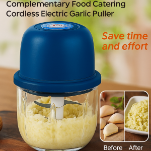 Mini Whirlwind Grinder Machine Garlic Masher Press Food Chopper Electric Wireless Grinder Complementary Food