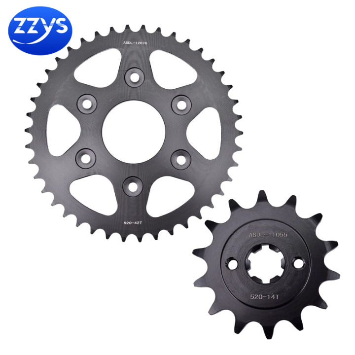 520 14T 15T 42T 45T Front And Rear Sprocket For KTM Road Duke 390 2013