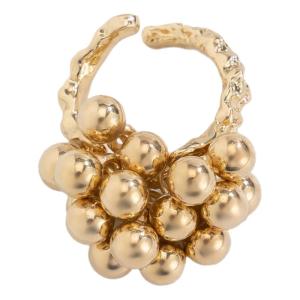 Ngọc Trai hở có thể điều chỉnh nhẫn đeo ngón tay với thời trang phụ kiện nhẫn cá tính không đều phụ kiện trang bị đa năng