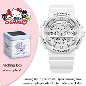 (With Box/42.3mm)100% Authentic Sanrio Hello Kitty Watch for Kids Girls with Backlight Digital Watch Waterproof Cinnamoroll Kids Watch Shockproof Birthday Gift Christmas Gifts 863