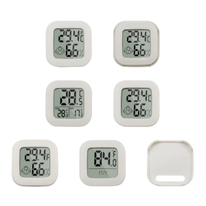 Độ ẩm trong nhà Nhiệt kế độ ẩm phòng ẩm kế & Máy đo độ ẩm Màn hình LCD cảm biến nhiệt độ để văn phòng nhà cửa
