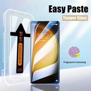 Full Cover Tempered Film For Samsung Galaxy S24 Ultra S23 Ultra S22 Ultra 5G Easy Installation Screen Protector Glass Film For Samsung S24 Ultra Glass Film