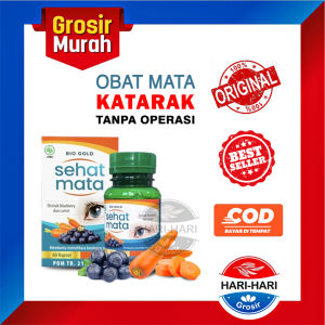 Vitamin Mata Untuk Dewasa Kapsul BIO GOLD SEHAT MATA Ampuh Untuk Meredakan Iritasi Mata ORIGINAL