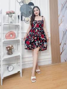 Dress Miyuki/ Dress Singlet / Daster kerut/ Dater tali / Daster modis / Daster Putri Bali
