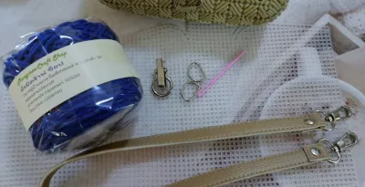 ชุด DIY ปักกระเป๋าแผ่นเฟรมเชือกร่ม1(มีคลิปสอนวิธีทำ) #กระเป๋าสะพาย #ปักแผ่นเฟรม#เชือกร่ม#งานฝีมือ
