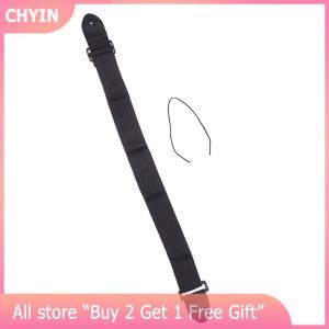 [COD] CHYIN 68cm-124cm Universal Guitar Strap Adjustable Nylon Guitar Belt with PU Leather