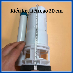 Bộ xả bồn cầu 2 nhấn bộ xả két liền bộ nhấn xả nước bồn cầu cột xả nước bệt vệ sinh cột xả bồn cầu cho bệt 2 nhấn