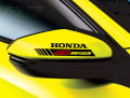 สติ๊กเกอร์ติดรถฮอนด้า สติ๊กเกอร์ติดกระจกมองข้าง HONDA MUGEN อุปกรณ์แต่งรถ รถแต่ง รถซิ่ง Car Stickers. 