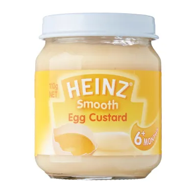Heinz Smooth Egg Custard Baby Food