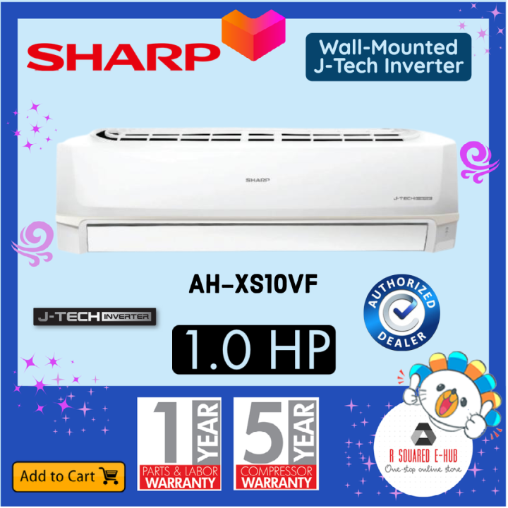 Sharp Split Type Wall Mounted JTech Inverter Air Conditioner Coanda